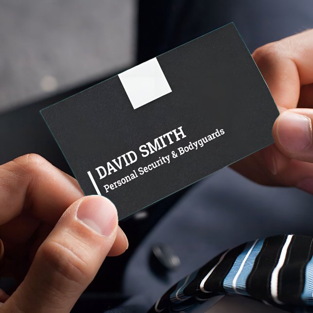 Tarjeta De Visita Bodyguard Premium Black (Bodyguard Card)