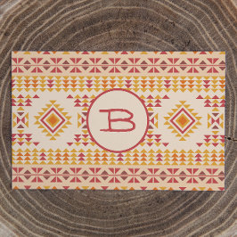 Tarjeta De Visita Boho Aztec Mudcloth