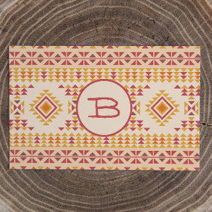 Tarjeta De Visita Boho Aztec Mudcloth