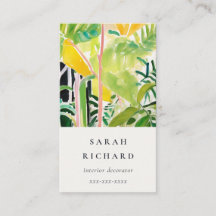 Boho Chic Verde Follaje Tropical Botánico