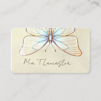 Tarjeta De Visita Boho Cottage Shabby Chic Butterfly Business Card