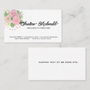 Tarjeta De Visita Boho Floral Business Cards - Diseñar las suyas en 