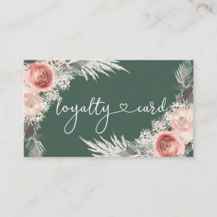 Tarjeta de visita Boho Loyalty