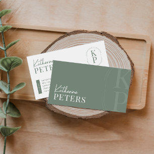 Tarjeta De Visita Boho Minimalista moderno