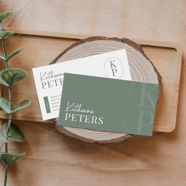 Tarjeta De Visita Boho Minimalista moderno (Subido por el creador)
