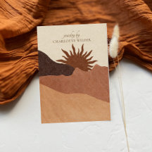 Boho Terracotta Sand Desert Sun Joyería hecha a ma