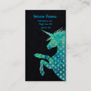 Tarjeta De Visita Boho unicornio de Bonito