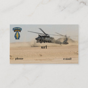 Tarjeta De Visita boinas verdes de fuerzas especiales SFG SF SOF par