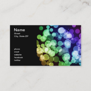 Tarjeta De Visita Bokeh