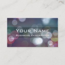 Tarjeta De Visita Bokeh Business Card