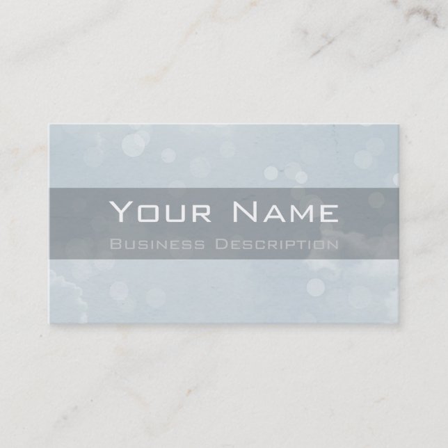Tarjeta De Visita Bokeh Business Card (Anverso)