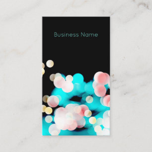 Tarjeta De Visita Bokeh Elegant Modern Business Card