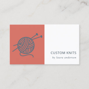 TARJETA DE VISITA BOLA DE AÑO DE MADERA DE TOMATE ROJO NAVY GRAY KN