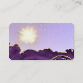 Tarjeta De Visita *~* Bola de energía de ácidos púrpura ligeros