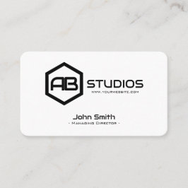 Tarjeta De Visita Bold Eye-Catching Business Card for Professionals