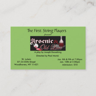 Tarjeta De Visita boletos