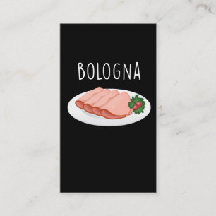 Tarjeta De Visita Bolonia Sausage Foodie Baloney Mortadella Lover