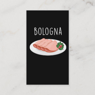 Tarjeta De Visita Bolonia Sausage Foodie Baloney Mortadella Lover