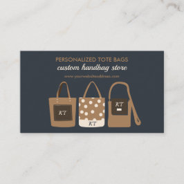 Tarjeta De Visita Bolsa de bolso de mano de tote