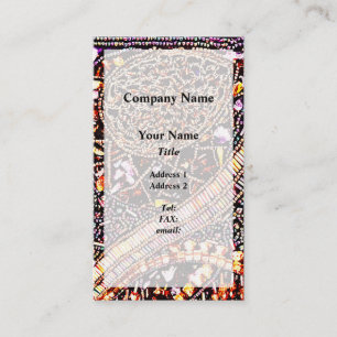 Tarjeta De Visita Bolsa victoriana doblada