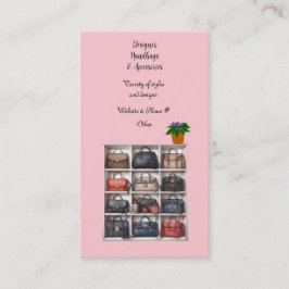 Tarjeta De Visita Bolsas de mano de diseño con accesorios