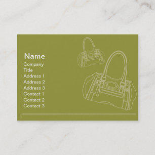 Tarjeta De Visita Bolso - rechoncho