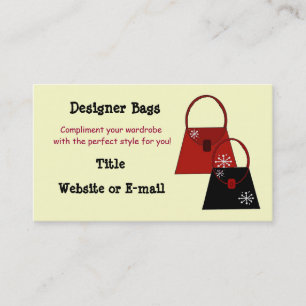 Tarjeta De Visita Bolsos de diseñador