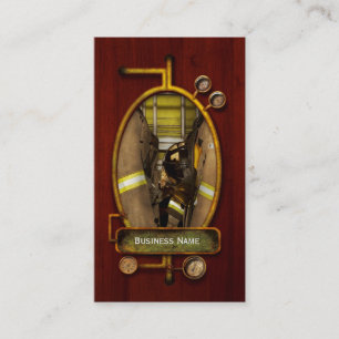 Tarjeta De Visita Bombero - Engranaje de combustible