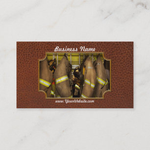 Tarjeta De Visita Bombero - Engranaje de combustible