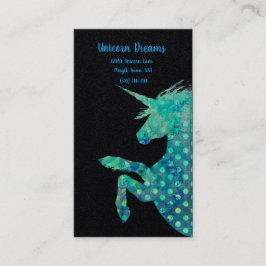 Tarjeta De Visita Bonito Boho Unicorn