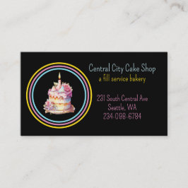 Tarjeta De Visita Bonito Cake Bakerley Business Car