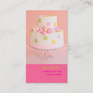 Tarjeta De Visita Bonito de PixDezines en pastel de bodas