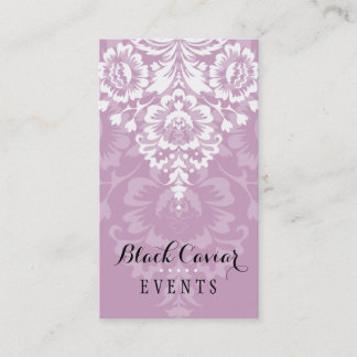 Tarjeta De Visita BONITO ELEGANTE y ELEGANTE edredón morado detallad