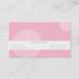 Tarjeta De Visita Bonito en rosa