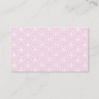 Tarjeta De Visita Bonito palidezca - el modelo rosado del damasco