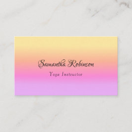 Tarjeta De Visita Bonito Summer Sunrise Design