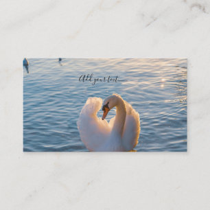 Tarjeta De Visita Bonito Swan
