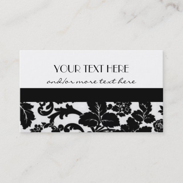 Tarjeta De Visita Bonito y profesional (Anverso)