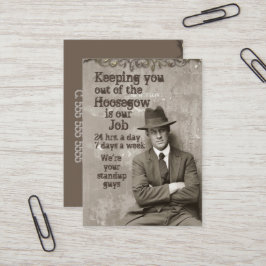 Tarjeta De Visita Bonos de fianza de casquillos de vintage