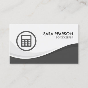 Tarjeta De Visita Bookkeeper Accountability Finance