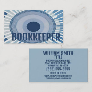 Tarjeta De Visita Bookkeeper Modern