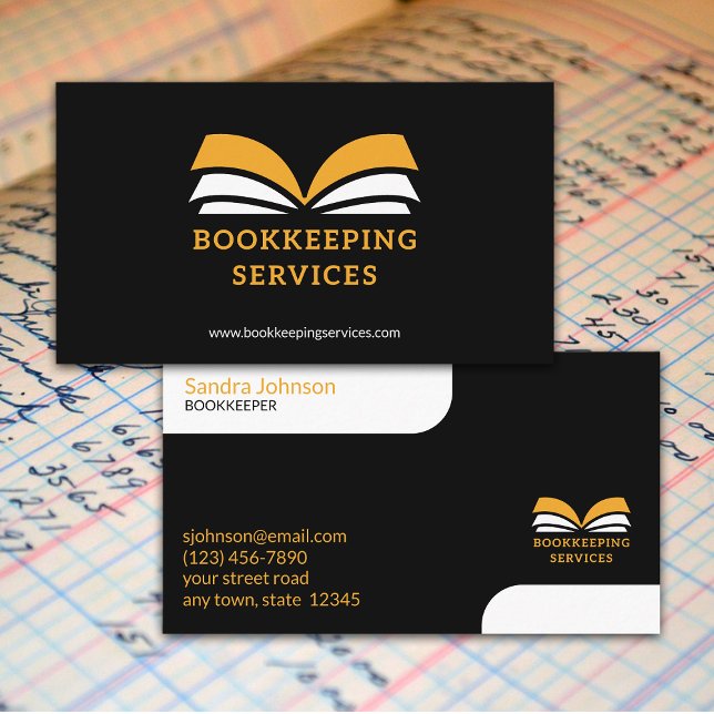 Tarjeta De Visita Bookkeeping Services (Subido por el creador)