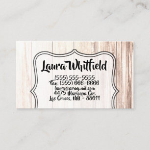 Tarjeta de visita Boots Country Rústico Western We