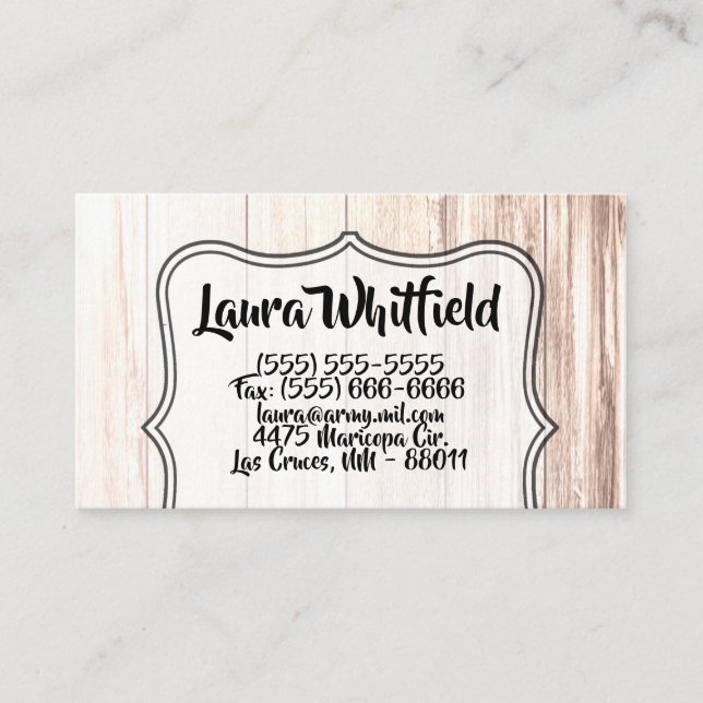 Tarjeta de visita Boots Country Rústico Western We (Anverso)