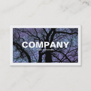 Tarjeta De Visita Borde - Cielo pulido - Árbol