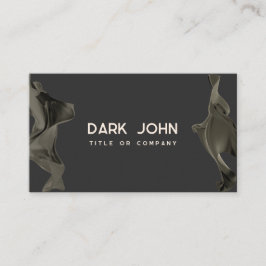 Tarjeta De Visita Borde de página minimalista de resumen moderno