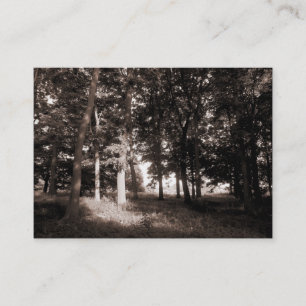 Tarjeta De Visita Borde del bosque