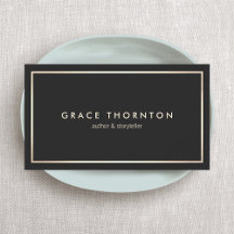 Borde dorado negro profesional