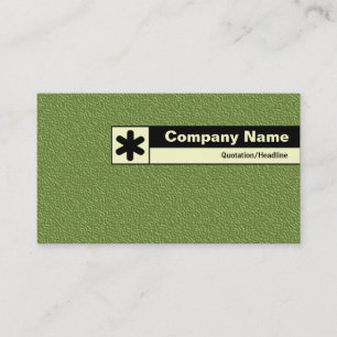 Tarjeta De Visita Borde etiquetado - grabado en relieve Tex del