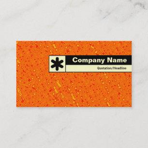 Tarjeta De Visita Borde etiquetado - mar de la mermelada